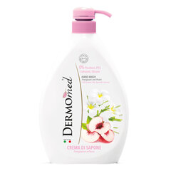 Krēmziepes Dermomed HAND WASH Frangipani&Peach, 1L (6) cena un informācija | Ziepes | 220.lv