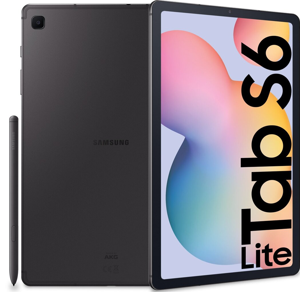 Samsung Galaxy Tab S6 Lite, 128 GB, 4G, Grey cena un informācija | Planšetdatori | 220.lv