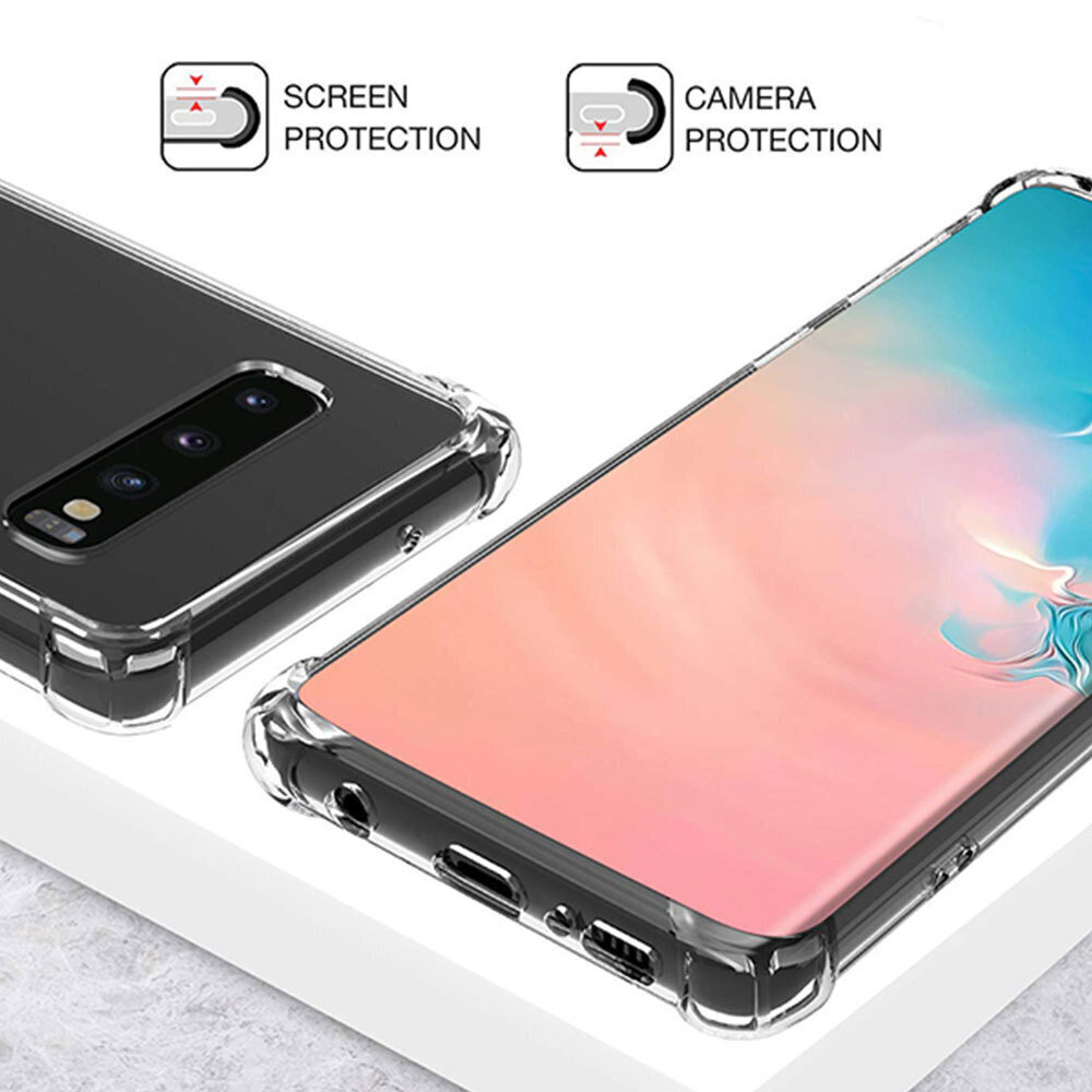 Huawei P Smart 2019 silikona vāciņš ANTI SHOCK, caurspīdīgs cena un informācija | Telefonu vāciņi, maciņi | 220.lv