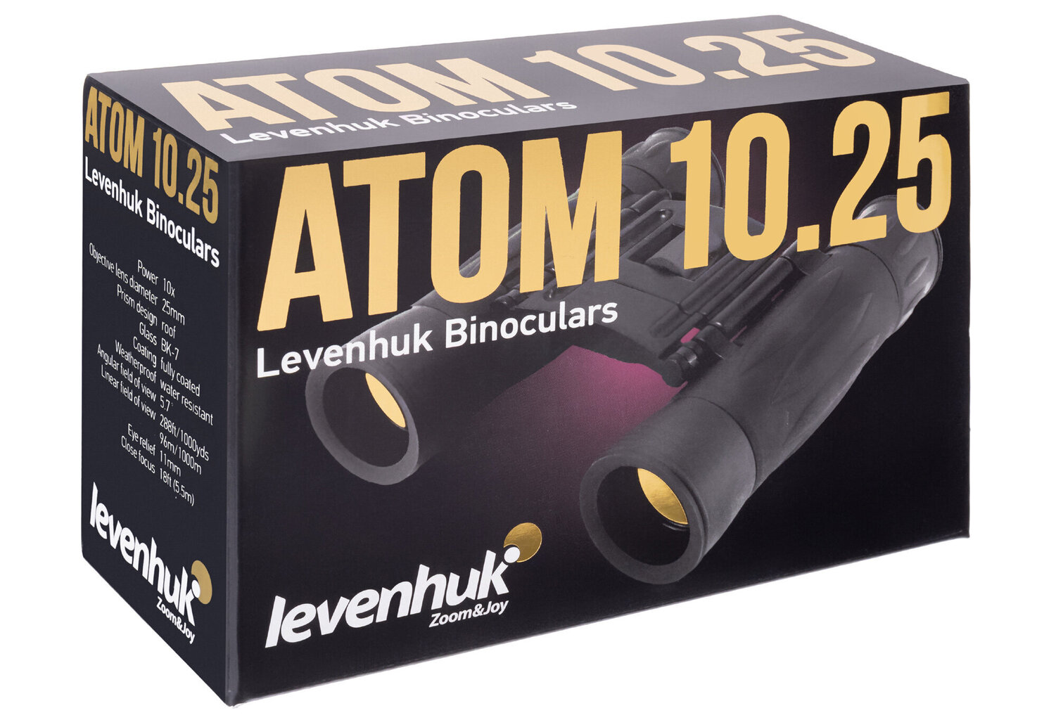 Binoklis Levenhuk Atom 10x25 cena un informācija | Binokļi | 220.lv
