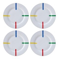 Комплект тарелок Benetton, 4 шт. цена и информация | Посуда, тарелки, обеденные сервизы | 220.lv