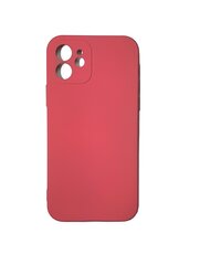 Silikona apvalks priekš Apple iPhone 12, Hallo Soft Silicone, sarkans цена и информация | Чехлы для телефонов | 220.lv