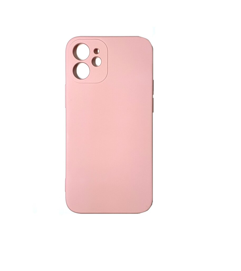 Silikona apvalks priekš Apple iPhone 12 mini, Hallo Soft Silicone, rozā cena un informācija | Telefonu vāciņi, maciņi | 220.lv