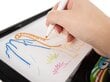 Burvju zīmēšanas dēlis bērniem, Magic Drawing Pad LED, pildspalva + tīrīšanas lupatiņa цена и информация | Attīstošās rotaļlietas | 220.lv