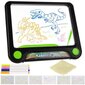 Burvju zīmēšanas dēlis bērniem, Magic Drawing Pad LED, pildspalva + tīrīšanas lupatiņa цена и информация | Attīstošās rotaļlietas | 220.lv