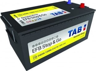Аккумулятор Tab EFB Stop & Go 240 Ah 1250A 12V цена и информация | Аккумуляторы | 220.lv