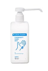 Roku dezinfekcijas līdzeklis Chemi-Pharm Chemisept Hand Des 500 ml цена и информация | Первая помощь | 220.lv