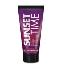 Solārija krēms Sunset Time ar intensīviem un spēcīgiem bronzatoriem, 150 ml cena un informācija | Solārija krēmi | 220.lv