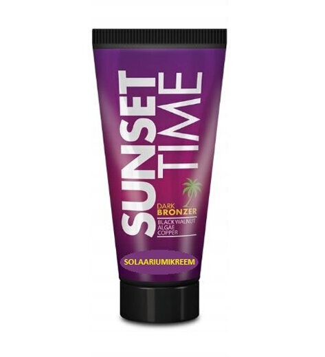 Solārija krēms Sunset Time ar intensīviem un spēcīgiem bronzatoriem, 150 ml cena un informācija | Solārija krēmi | 220.lv