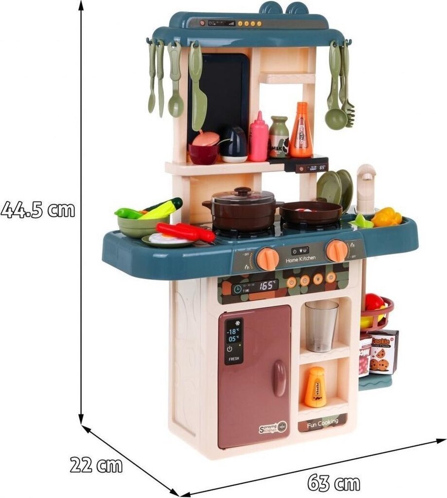 Rotaļlietas, Virtuves piederumi — virtuvīte ar pārtikas un virtuves piederumu komplektu / virtuves piederumu iegāde цена и информация | Rotaļlietas meitenēm | 220.lv