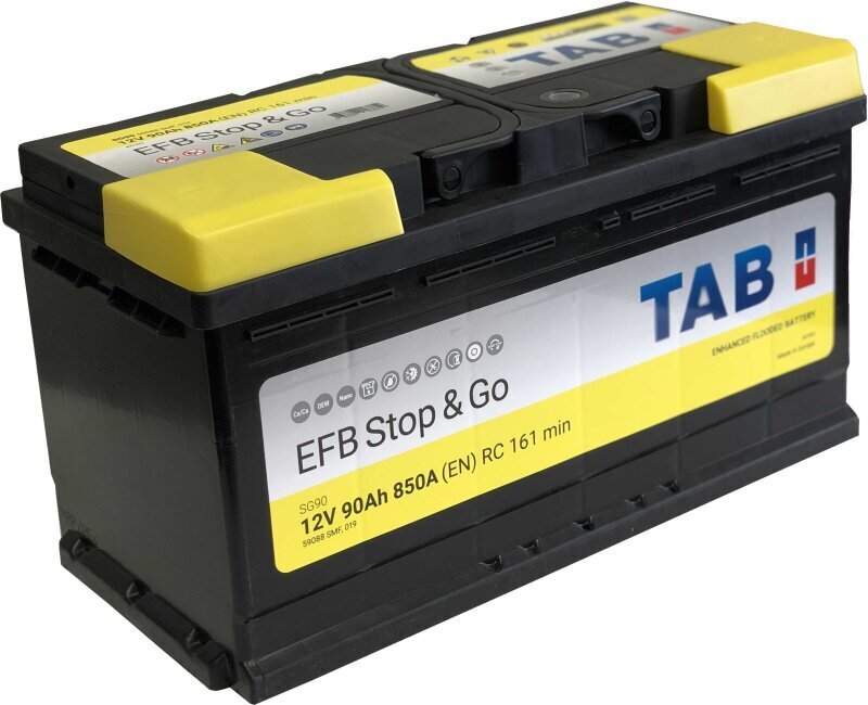 Akumulators Tab EFB Stop & Go 90 Ah 850A 12V цена и информация | Akumulatori | 220.lv