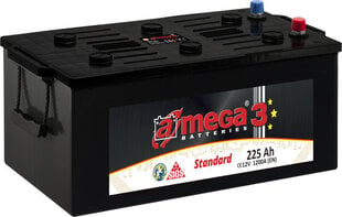 Аккумулятор A-Mega Standart 225 Ah 1200A EN 12V цена и информация | Аккумуляторы | 220.lv