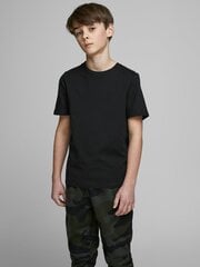 Jack&Jones Junior bērnu krekls 12158433*01, melns cena un informācija | Zēnu krekli | 220.lv