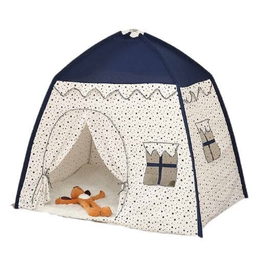 Rotaļu telts bērniem, zila cena un informācija | Bērnu rotaļu laukumi, mājiņas | 220.lv