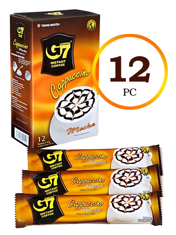 Kapučino kafijas dzēriens “Mocha”, Instant coffe G7, 12 X 18 g. cena un informācija | Kafija, kakao | 220.lv