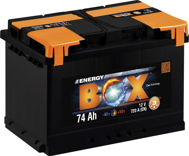 Akumulators Energy Box 74Ah 720A EN 12V cena un informācija | Akumulatori | 220.lv
