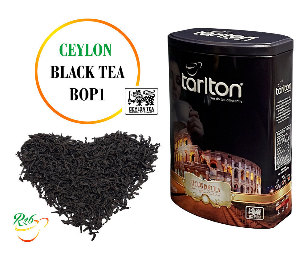 Tīra Ceilonas melnā beramā lapu tēja BOP1, Pure Ceylon Black tea BOP1, 250 g cena un informācija | Tēja | 220.lv