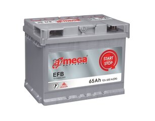 Аккумулятор A-Mega EFB 65 Ah 650A 12 V цена и информация | Аккумуляторы | 220.lv