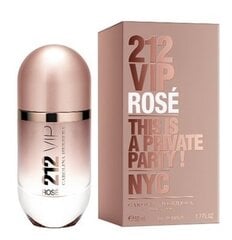 Smaržas sievietēm 212 Vip Rosé Carolina Herrera EDP: Tilpums - 50 ml cena un informācija | Sieviešu smaržas | 220.lv