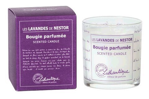 Aromātiskā svece Lothantique lavandas aromāts 140g cena un informācija | Sveces un svečturi | 220.lv