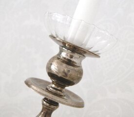 Кольцо для свечи Affari прозрачное, 8 см цена и информация | Подсвечники, свечи | 220.lv