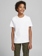 Детская футболка JACK & JONES 12158433*02, белая цена и информация | Рубашки для мальчиков | 220.lv