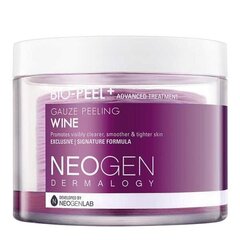Neogen Dermalogy Bio Peel Gauze Peeling - Wine Pīlinga diski 30gab cena un informācija | Sejas ādas kopšana | 220.lv