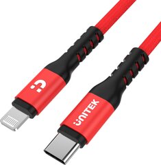 Unitek USB C, 1 м цена и информация | Кабели и провода | 220.lv