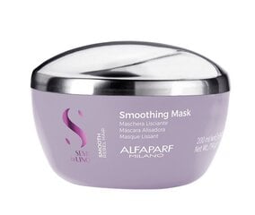 Разглаживающая маска для волос Alfaparf Milano SemiDiLino Smooth 200 мл цена и информация | Средства для укрепления волос | 220.lv
