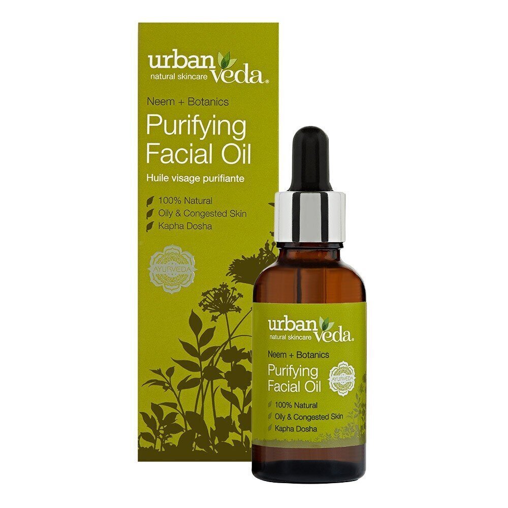 Sejas tīrīšanas eļļa Urban Veda Purifying, 30 ml cena un informācija | Serumi sejai, eļļas | 220.lv