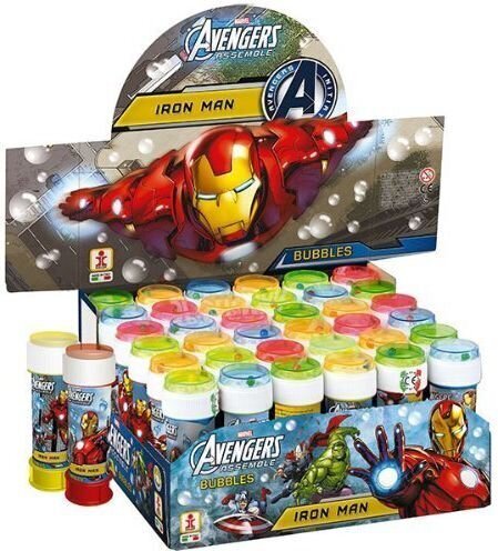 Ziepju burbuļi Mondo 60 ml Avengers + Bubbles game цена и информация | Ūdens, smilšu un pludmales rotaļlietas | 220.lv