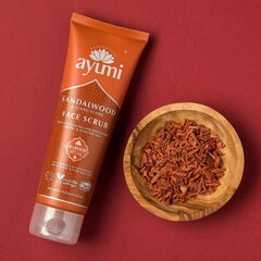 Скраб для лица с сандалом Ayumi Sandalwood Ylang Ylang, 125 мл цена и информация | Средства для очищения лица | 220.lv