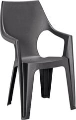 Садовый стул Dante High Back серый цена и информация | Садовые стулья, кресла, пуфы | 220.lv