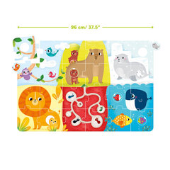 Головоломка Suuuper Size Puzzle Animal Match, 34 д. цена и информация | Пазлы | 220.lv