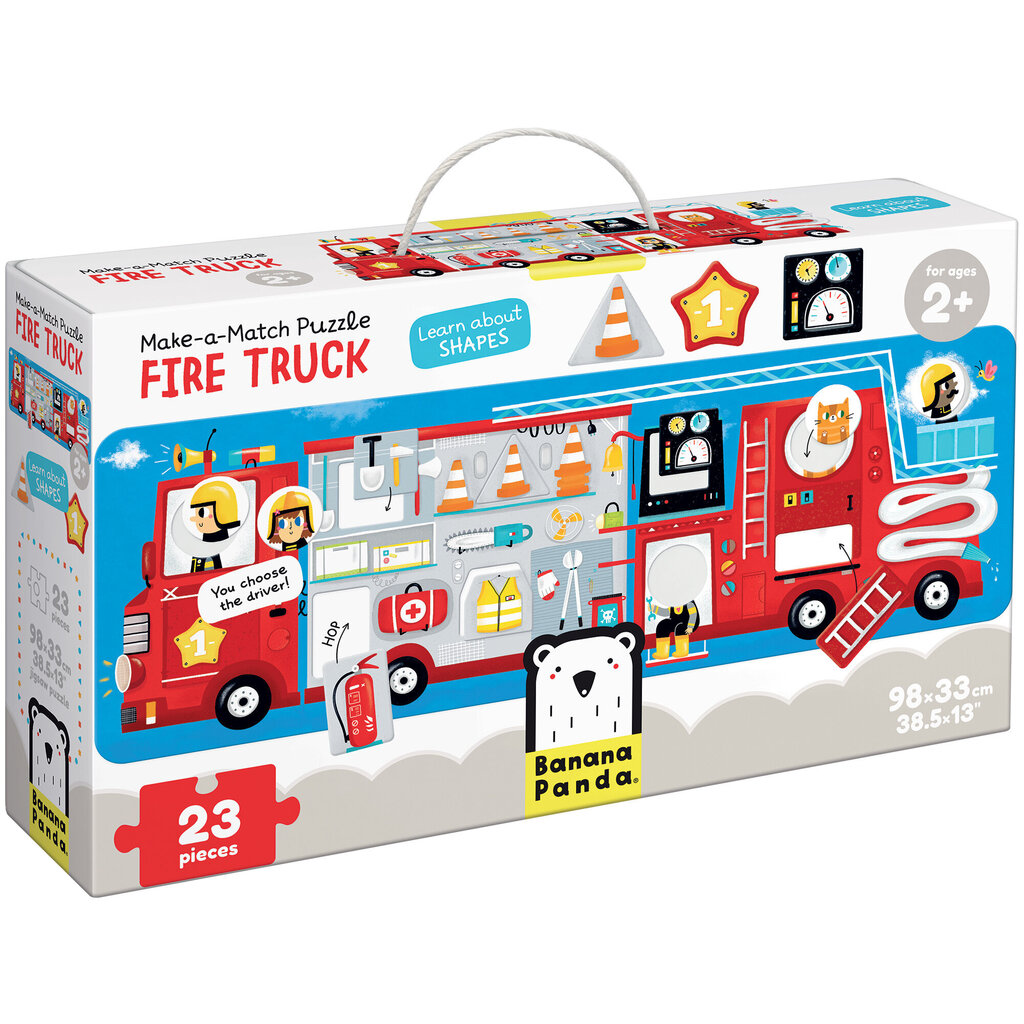 Puzle Make-a-Match Puzzle Fire Truck cena un informācija | Puzles, 3D puzles | 220.lv