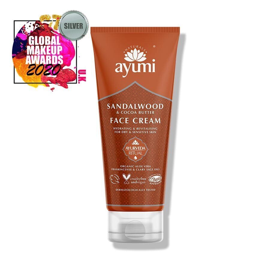 Sejas krēms ar sandalkoka eļļu Sandalwood Cocoa Butter Ayumi, 100 ml cena un informācija | Sejas krēmi | 220.lv