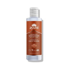 Mitrinošs sejas toniks ar alveju un sandalkoku Aloe Sandalwood Ayumi, 150 ml cena un informācija | Sejas ādas kopšana | 220.lv