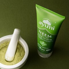 Скраб для лица с нимбой Neem Tea Tree Ayumi, 125 мл цена и информация | Средства для очищения лица | 220.lv