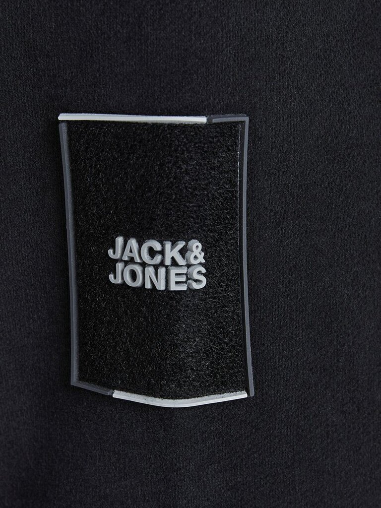 Jack&Jones bērnu sporta krekls 12195178*02, melns cena un informācija | Zēnu jakas, džemperi, žaketes, vestes | 220.lv