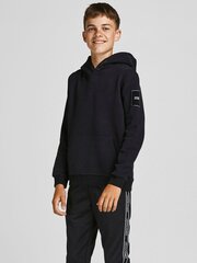 Jack&Jones bērnu sporta krekls 12195178*02, melns cena un informācija | Zēnu jakas, džemperi, žaketes, vestes | 220.lv