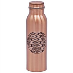 Медная бутылка Цветок Жизни, Yogi&Yogini, 750 мл цена и информация | Фляги для воды | 220.lv