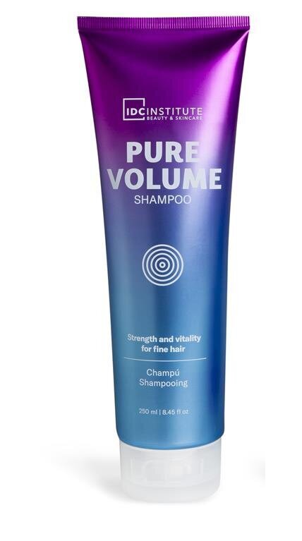 Kuplumu sniedzošs matu šampūns IDC Institute Pure Volume, 250 ml цена и информация | Šampūni | 220.lv