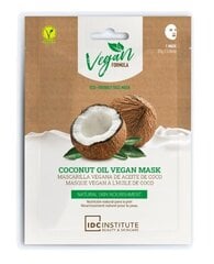 Loksnes sejas maska IDC Institute Coconut Oil, 25 g цена и информация | Маски для лица, патчи для глаз | 220.lv