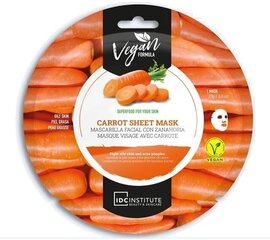 Loksnes sejas maska IDC Institute Carrot, 23 g цена и информация | Маски для лица, патчи для глаз | 220.lv