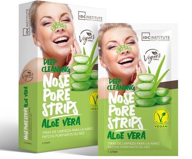 Deguna plāksteri IDC Institute Aloe Vera, 5 gab. цена и информация | Sejas maskas, acu maskas | 220.lv