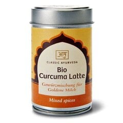 Zelta piena garšvielu maisījums Curcuma Latte Bio Classic Ayurveda, 50 g цена и информация | Специи, наборы специй | 220.lv