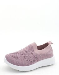 Текстильная обувь для девочек 100032 01, розовая цена и информация | Детская спортивная обувь | 220.lv