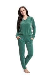 Женский домашний костюм Luna 306, зеленый цена и информация | Женские костюмы | 220.lv