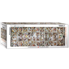 Puzle Eurographics, 6010-0960, The Sistine Chapel Ceiling, 1000 gab. cena un informācija | Puzles, 3D puzles | 220.lv