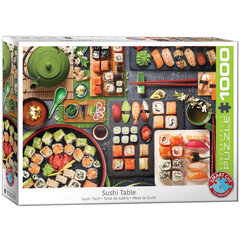 Puzle Eurographics, 6000-5618, Sushi Table, 1000 gab. cena un informācija | Puzles, 3D puzles | 220.lv